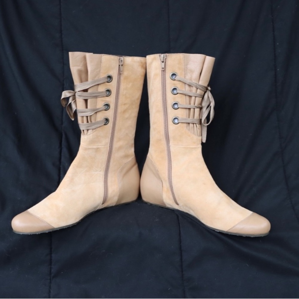 New Peter Kent Italian Suede Boots size EU 39.5 - Picture 11 of 13